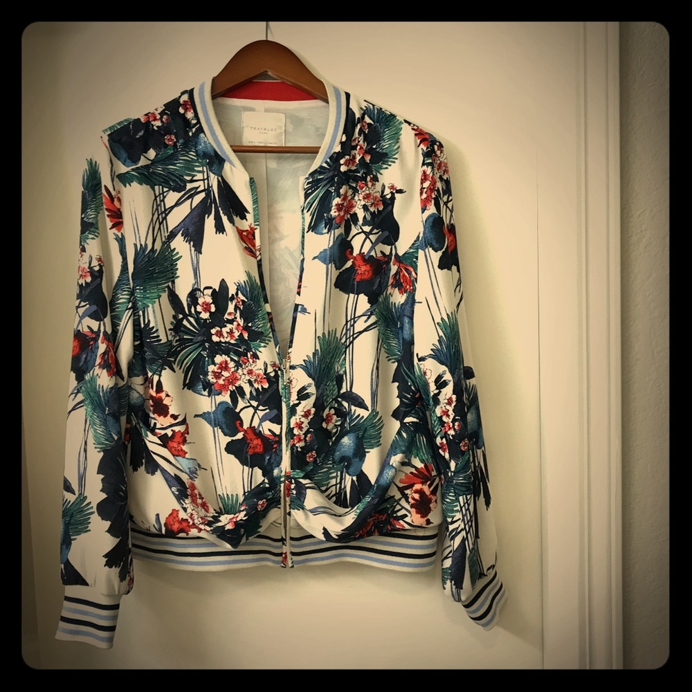 Zara Floral light dress jacket